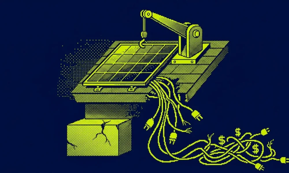 coût démontage panneaux solaires — illustration