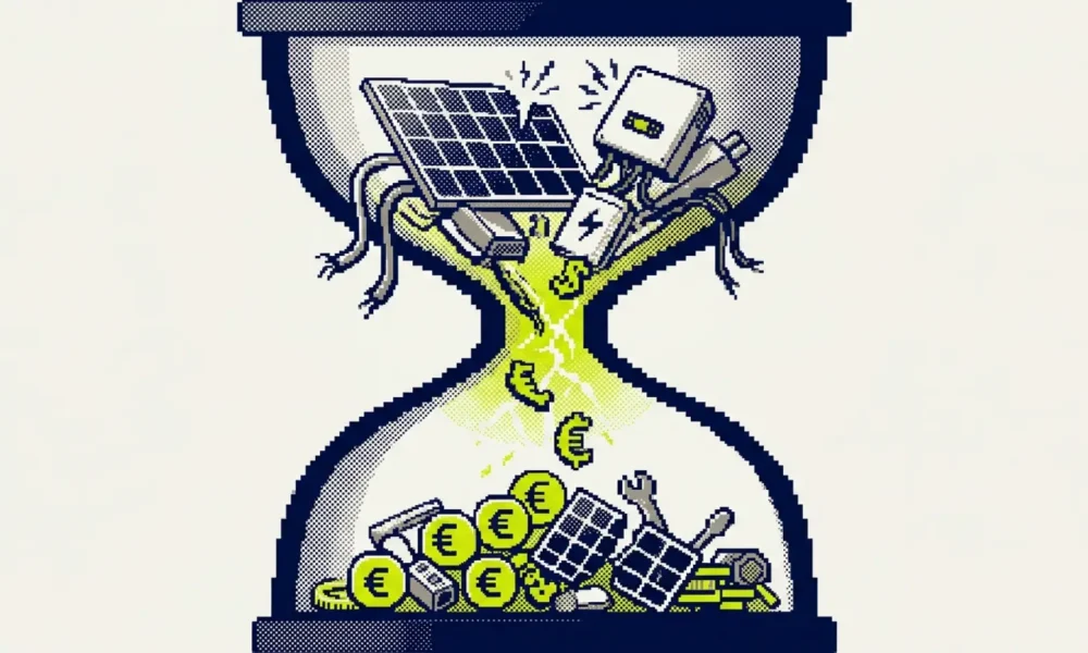 coût réparation photovoltaïque — illustration