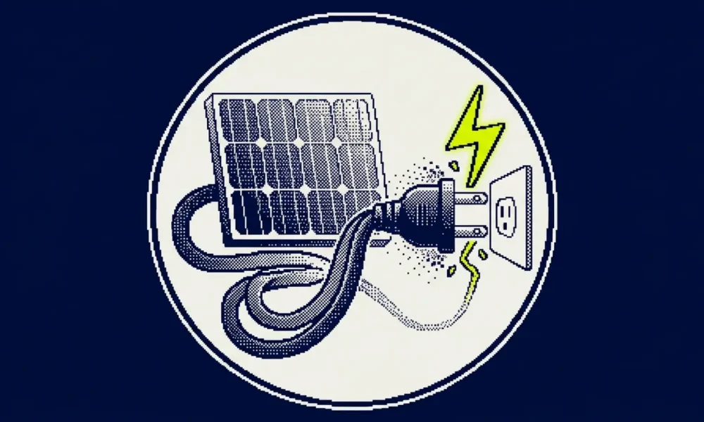 dégradation panneaux solaires — illustration