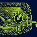 Installation de panneaux photovoltaïques sur un toit résidentiel.