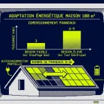 panneaux solaires maison 100 m² — illustration