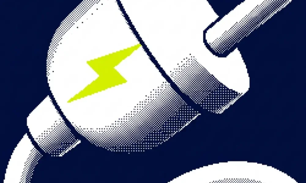 batterie virtuelle ou physique solaire — illustration