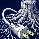 bilan carbone entreprise panneaux solaires véhicules électriques — illustration