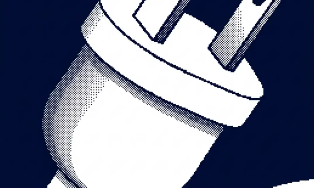 borne de recharge rapide entreprise — illustration
