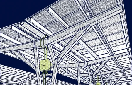 carport solaire entreprise 2026 — illustration