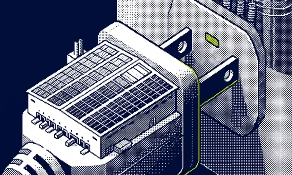 centrale solaire logistique — illustration