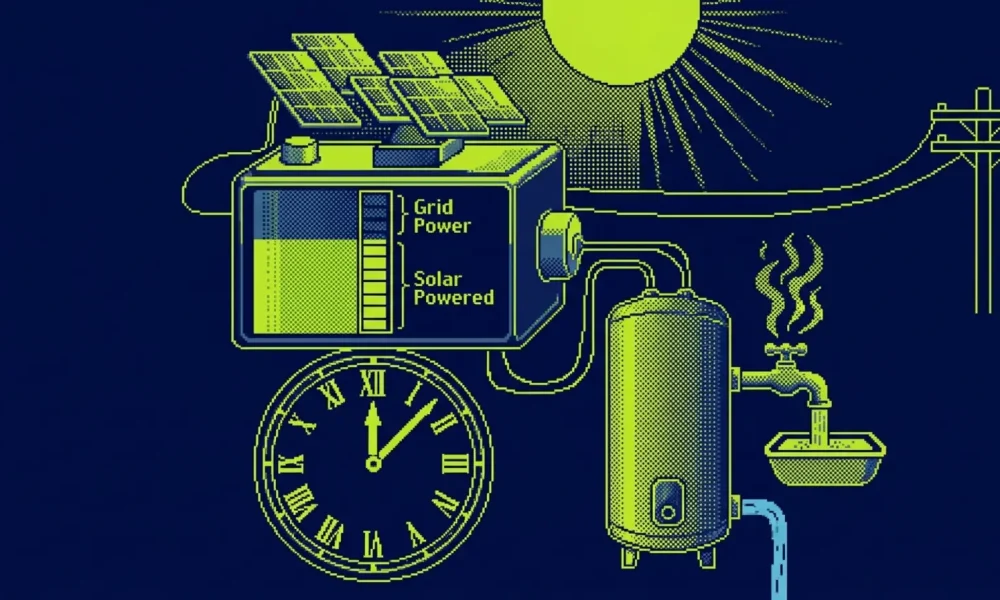 chauffe-eau thermodynamique solaire — illustration