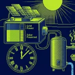 chauffe-eau thermodynamique solaire — illustration