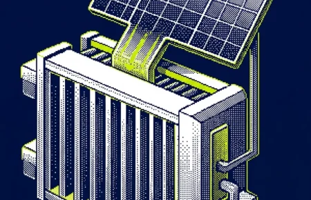 data center solaire — illustration
