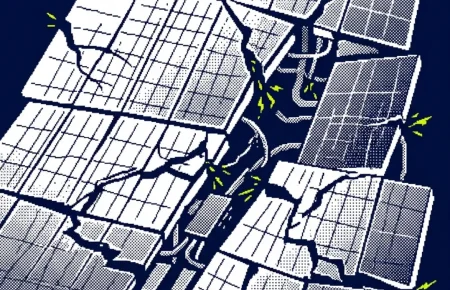 distance panneaux solaires voisinage — illustration