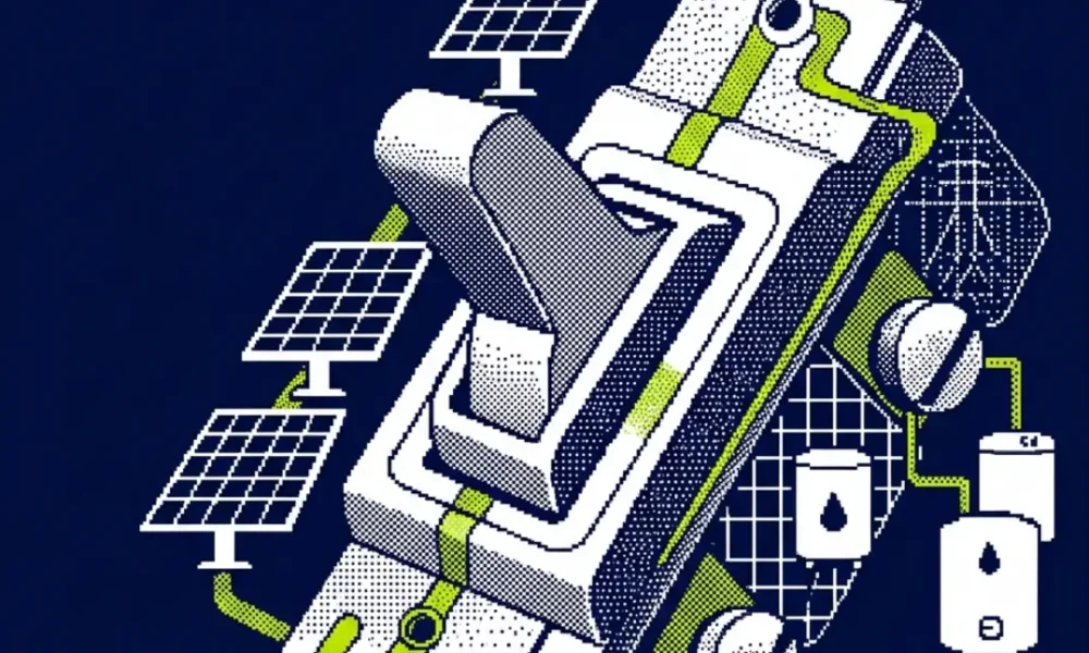 domotique panneaux solaires autoconsommation — illustration