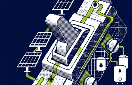 domotique panneaux solaires autoconsommation — illustration