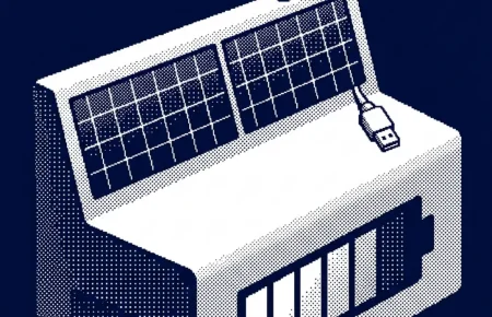 éclairage public solaire autonome — illustration