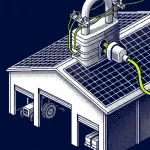 Hangar photovoltaïque agricole neuf avec toiture solaire sur exploitation rurale
