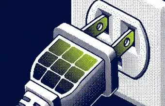 Ombrière solaire parking entreprise équipée de panneaux photovoltaïques et bornes de recharge