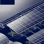 ombrières photovoltaïques parkings publics — illustration