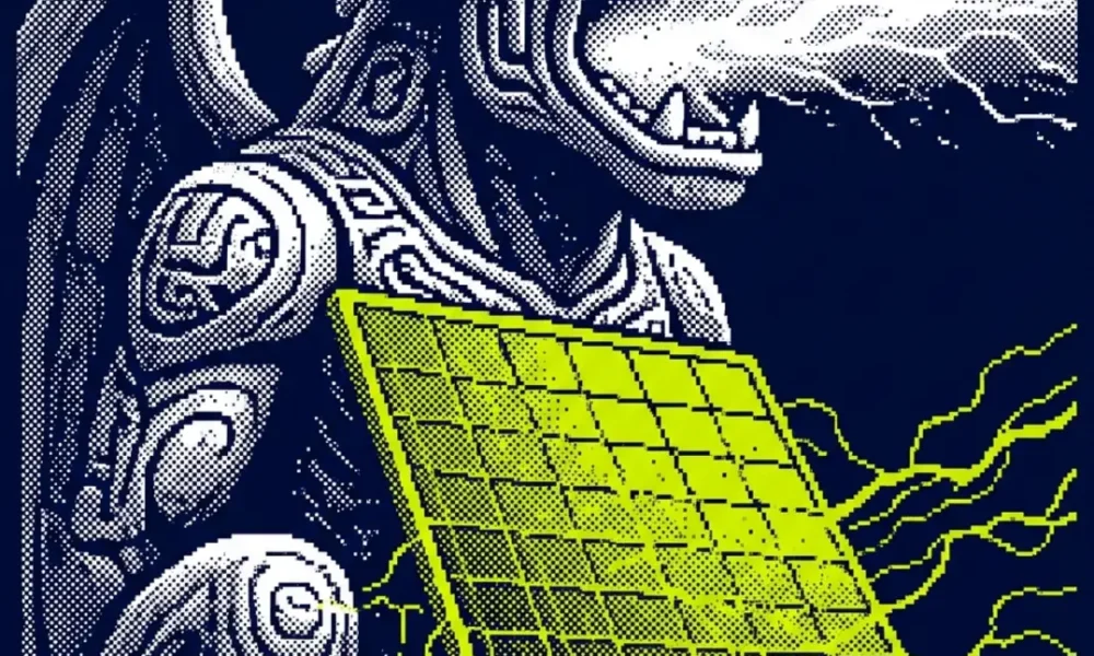 panneaux solaires monument historique — illustration