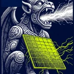 panneaux solaires monument historique — illustration