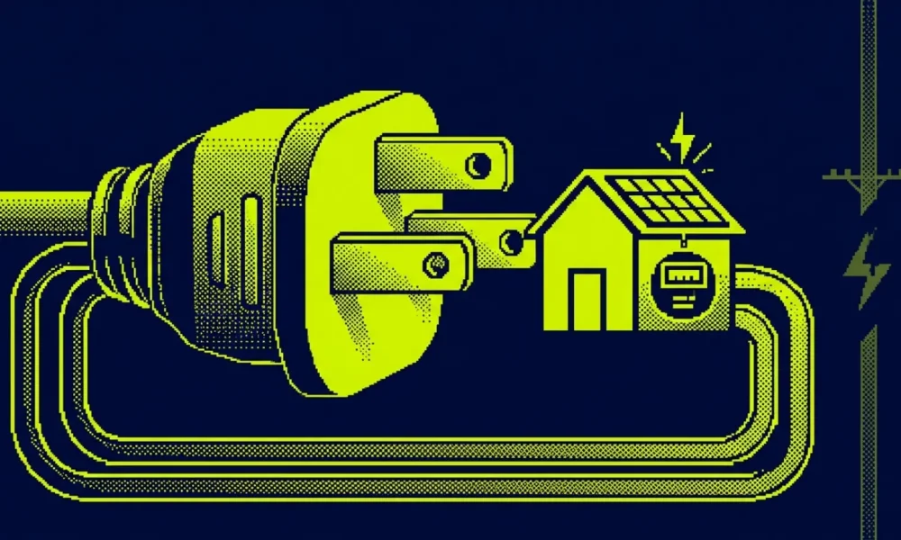Installation résidentielle de panneaux solaires rentables sur toiture inclinée