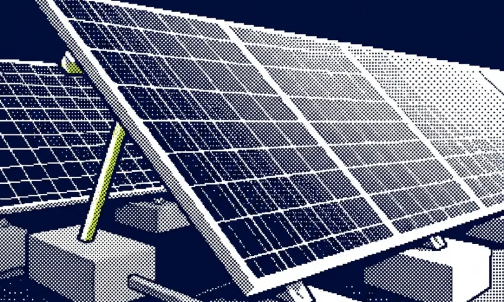 panneaux solaires sans perçage toiture — illustration