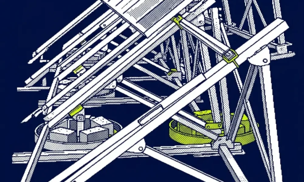 panneaux solaires toiture plate — illustration