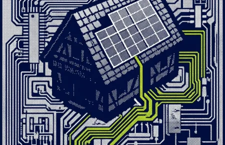 panneaux solaires zone abf — illustration