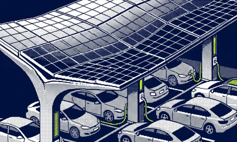 parking photovoltaïque entreprise 2026 — illustration
