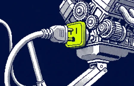 photovoltaïque garage automobile — illustration