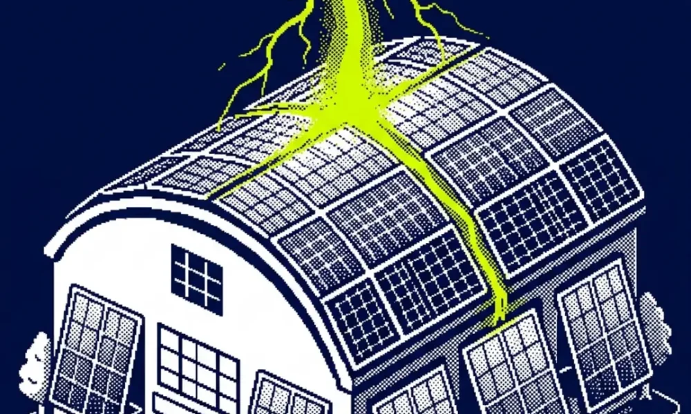 photovoltaïque gymnase municipal 2026 — illustration