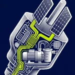 photovoltaïque piscine municipale — illustration