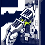 prêt bancaire vert solaire — illustration