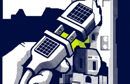 prêt bancaire vert solaire — illustration