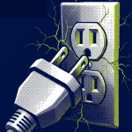 recharge intelligente flotte électrique — illustration