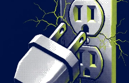 recharge intelligente flotte électrique — illustration