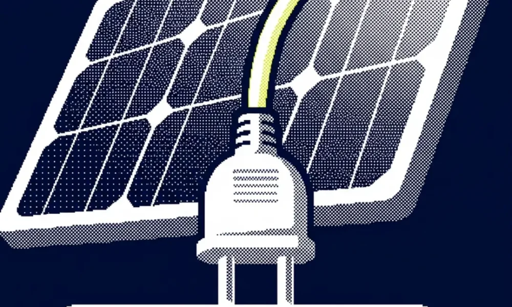 roi installation solaire entreprise — illustration