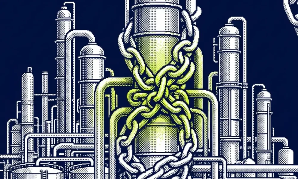Pétrolier en mer illustrant les achats de pétrole indien et les routes maritimes