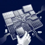 Application solaire photovoltaïque affichant la production et la consommation d’une maison