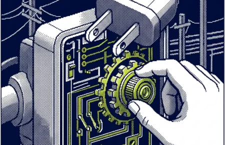 bac à sable électrique — illustration