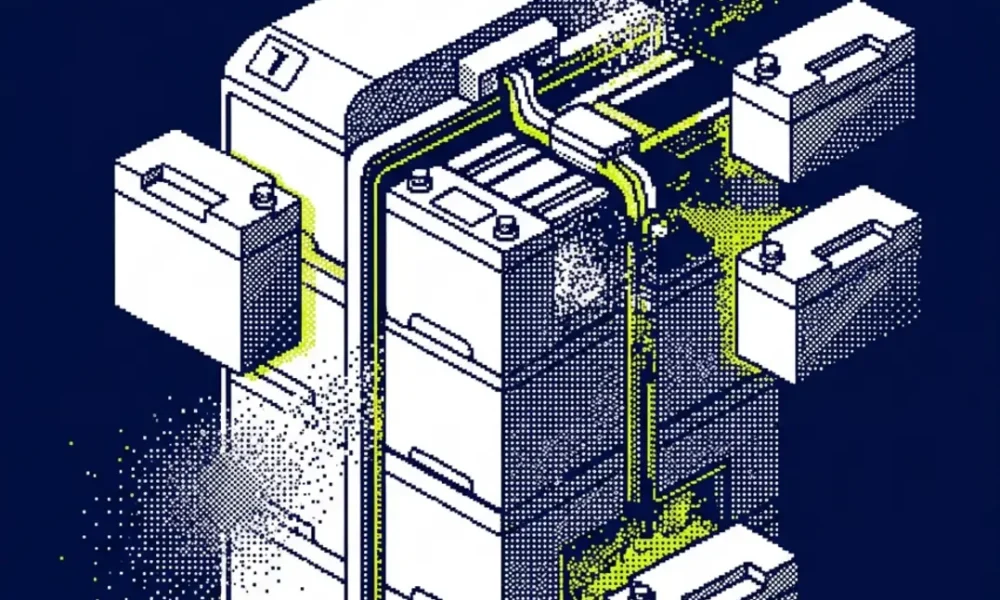 Batteries solaires domestiques 2026 installées près d’un onduleur résidentiel