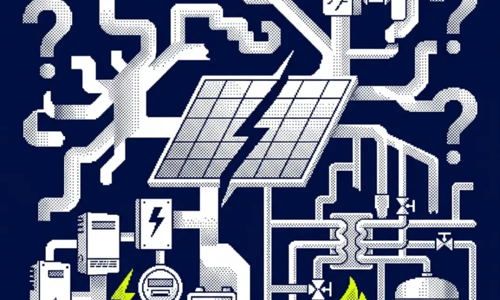 maprimerénov panneaux solaires — illustration