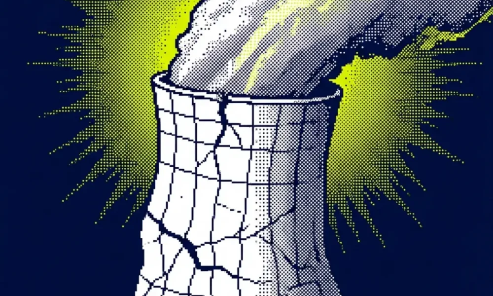 nucléaire canicule — illustration