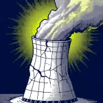nucléaire canicule — illustration
