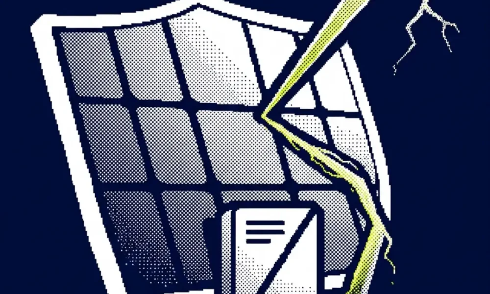 parafoudre photovoltaïque — illustration