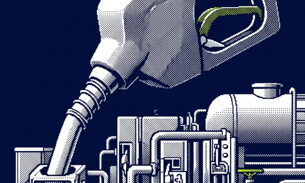 pénurie de carburant — illustration