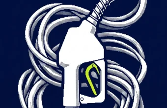 Affichage des prix carburants France sur une station-service avec gazole en hausse