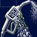 Affichage des prix des carburants sur le totem d’une station-service