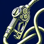 Affichage des prix des carburants sur un totem de station-service française