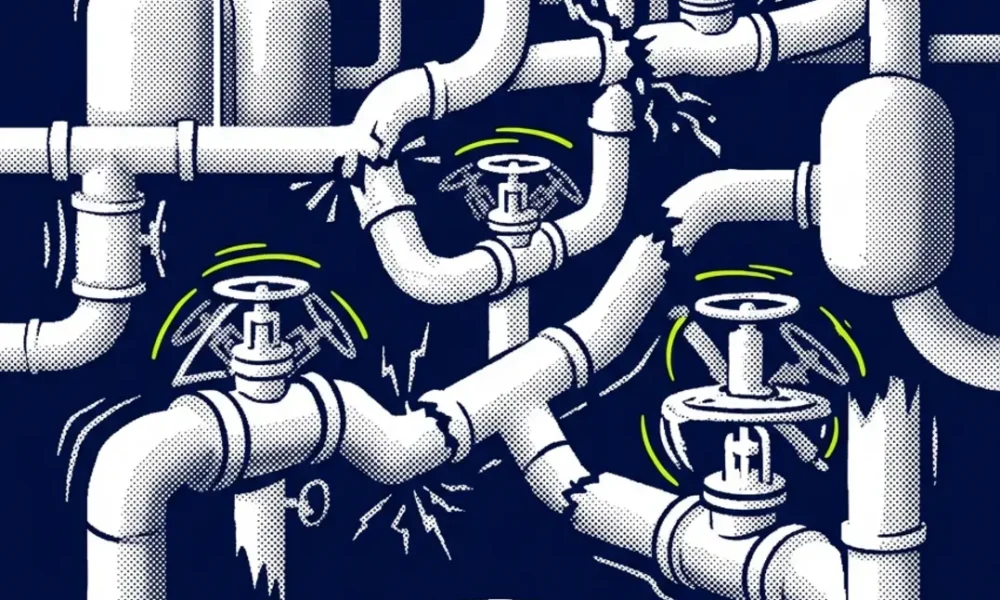 Écran de marché montrant le prix du gaz européen en hausse