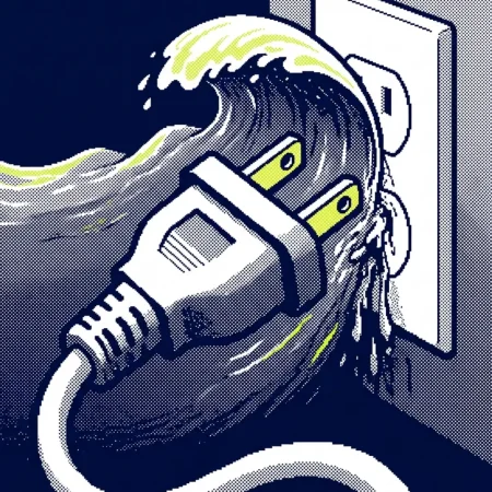 puissance nucléaire indisponible — illustration