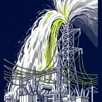 solaire en chine — illustration